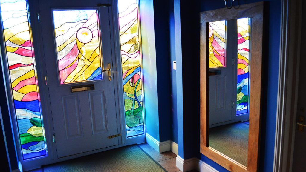 Front door by Hannah Stained Glass